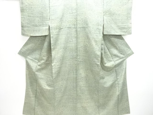 JAPANESE KIMONO / ANTIQUE KIMONO / SILK / TSUMUGI / FLORAL SARASA